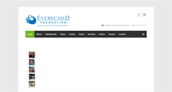 Desktop Screenshot of everychildfoundation.org
